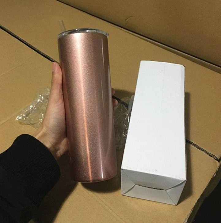 20oz Stainless Steel Double Wall Insulated Straight Coffee Cup